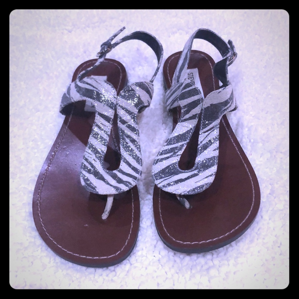 Steve Madden zebra sandals